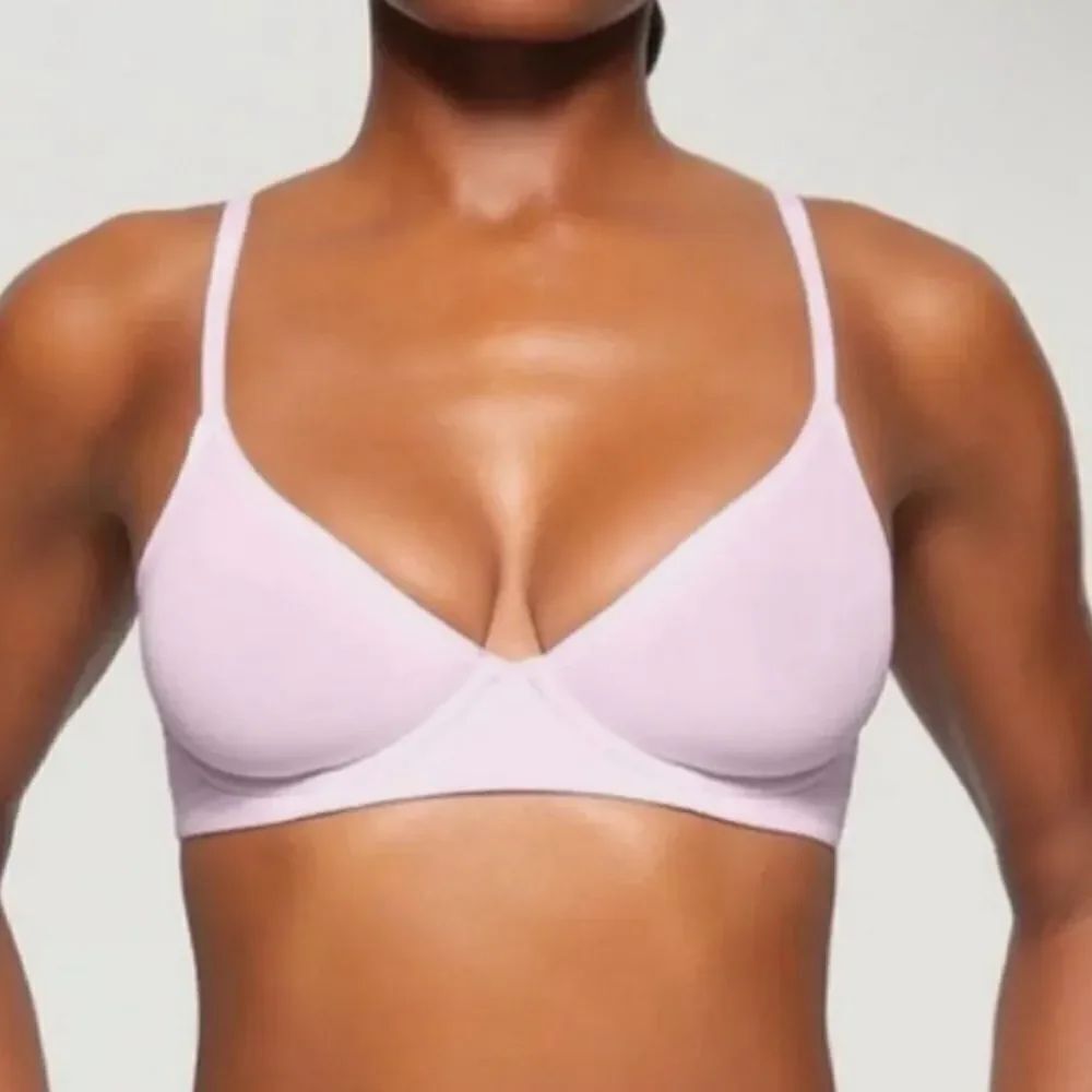 SKIMS NWT Fits Everybody Unlined Demi Bra In Cherry Blossom Light Pink Bra